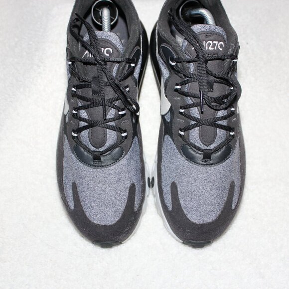 Nike Mens Air Max 270 React Shoes Gray Black Size 9.5 A04971-001 Lifestyle - Picture 2 of 7